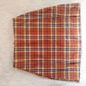 Plaid Mini Skirt